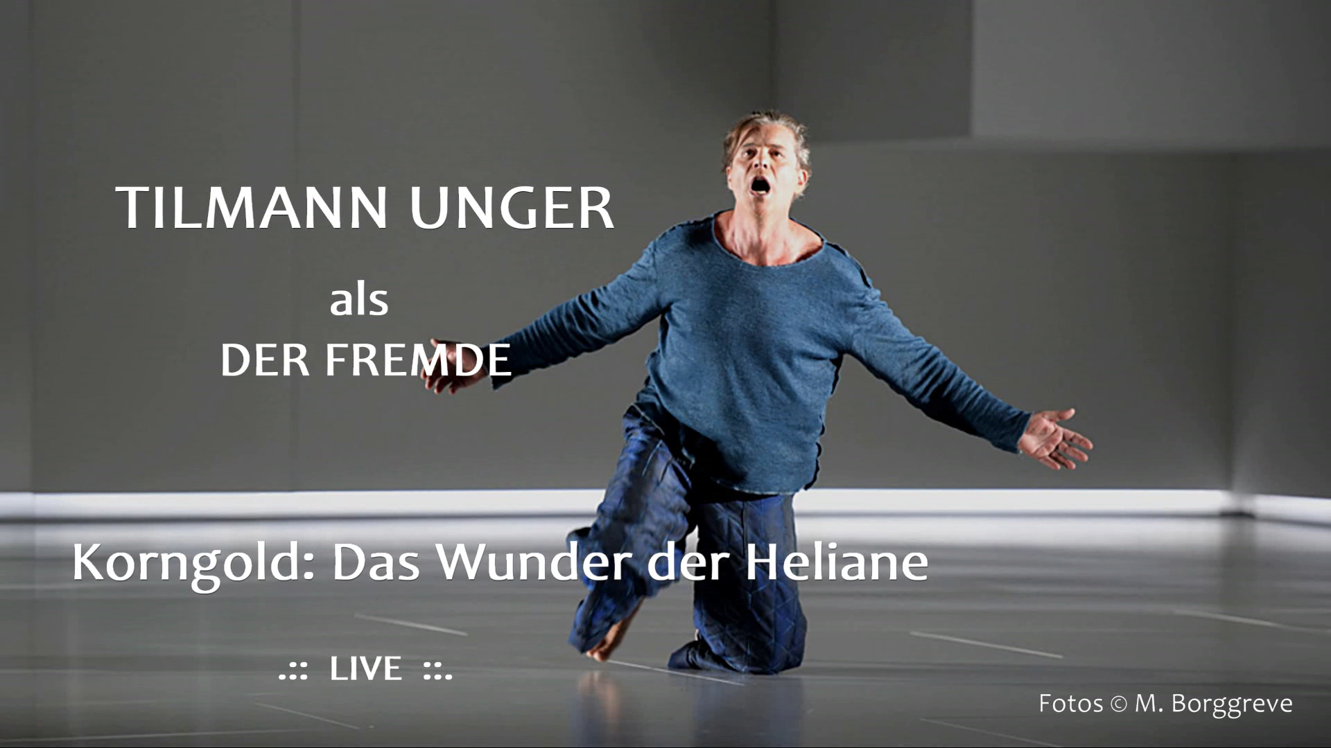 TILMANN UNGER als Der Fremde